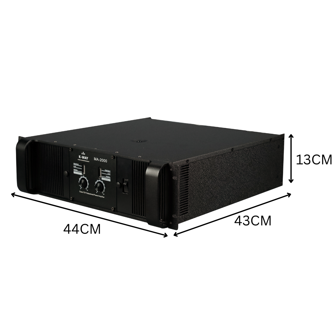 KWAY MA-2000 POWER AMPLIFIER