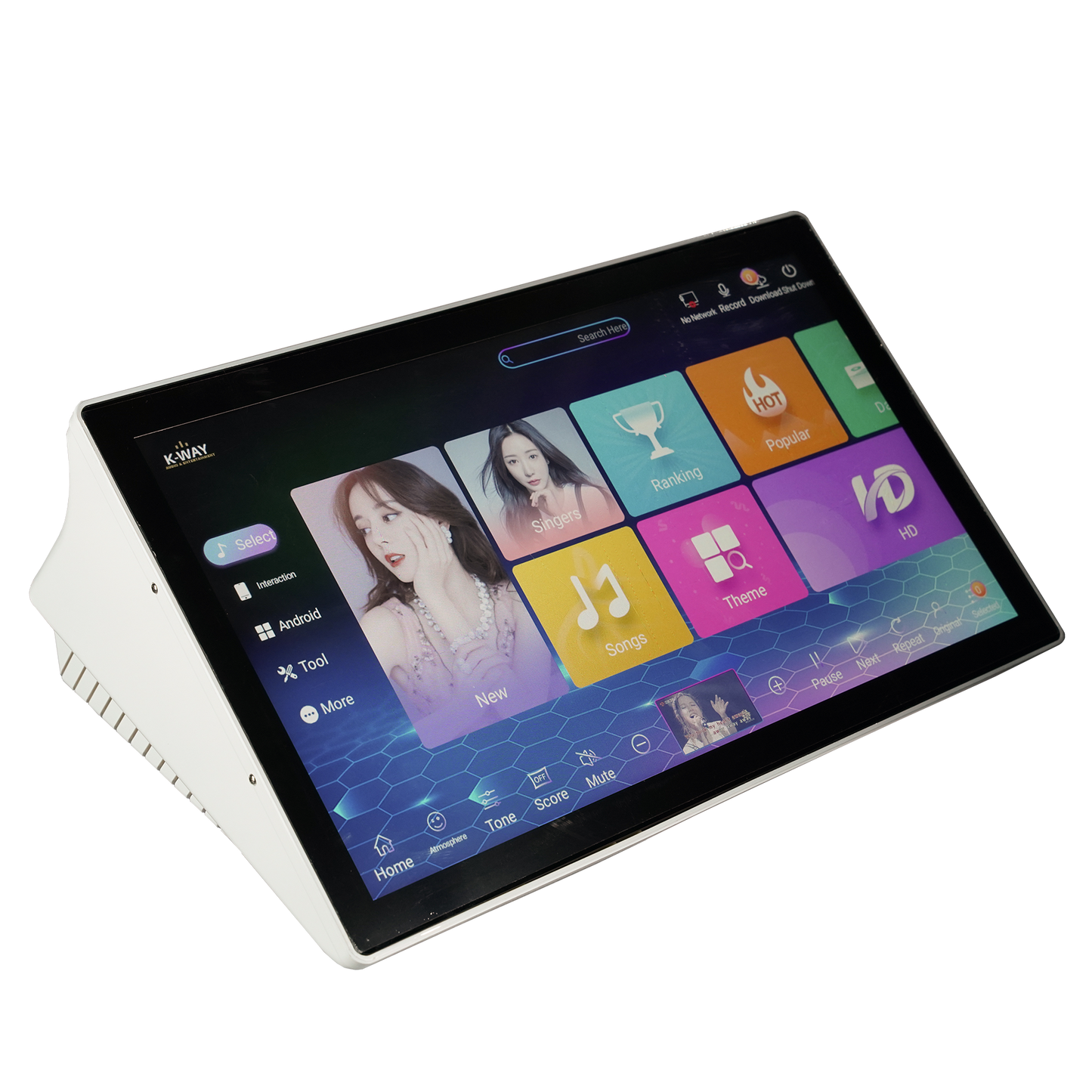 KWAY Classic Touch Screen Series PT-898 19.5" TOUCH SCREEN PLAYER 4TB ( 100K SONG )
