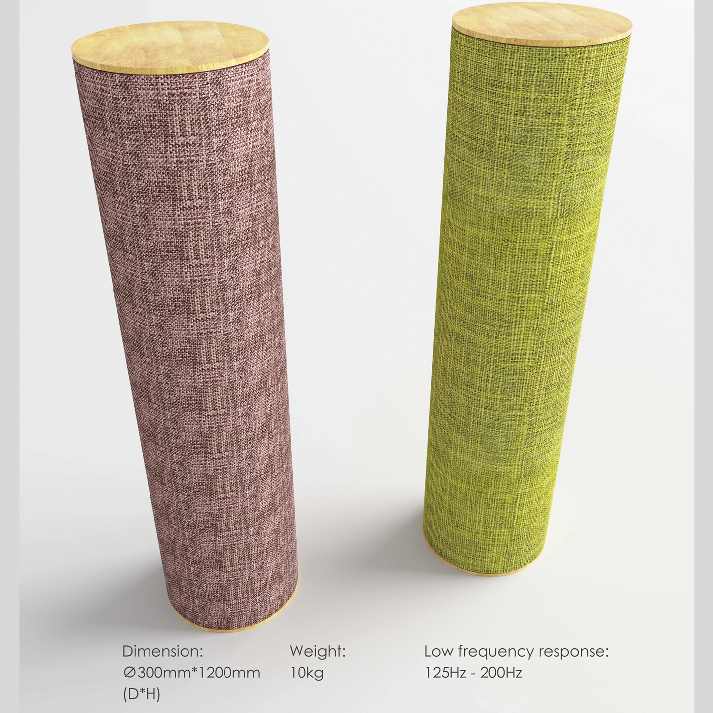 Cylindrical Bass Trap