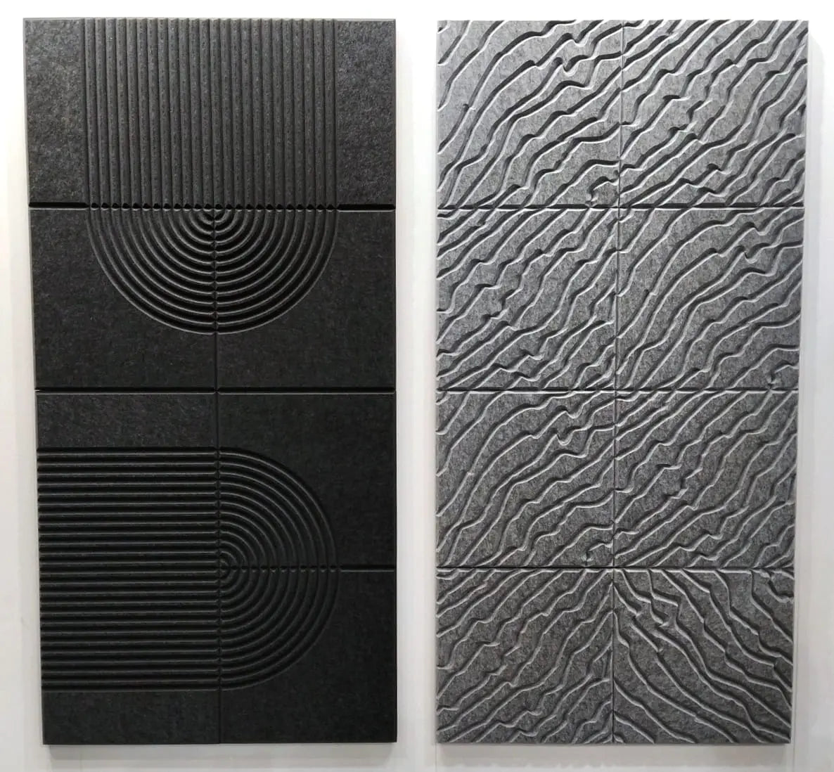 Polyester Pet Felt Grooved Acoustic Wall Panel Sound Absorbing Panel