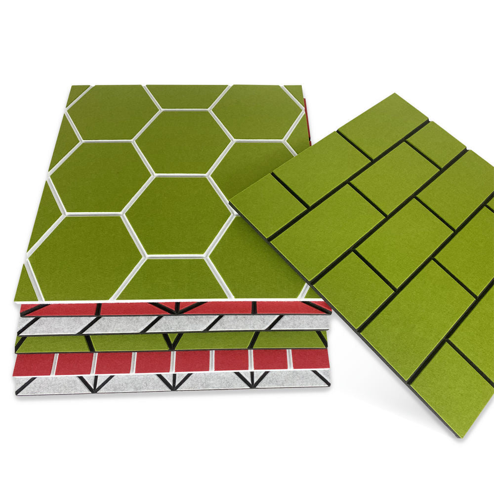 Polyester Sound Absorbing Double Layer Acoustic Panel