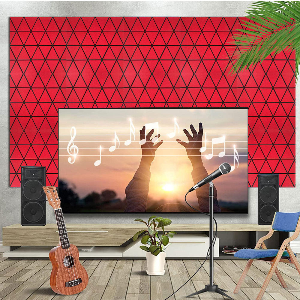 Polyester Sound Absorbing Double Layer Acoustic Panel