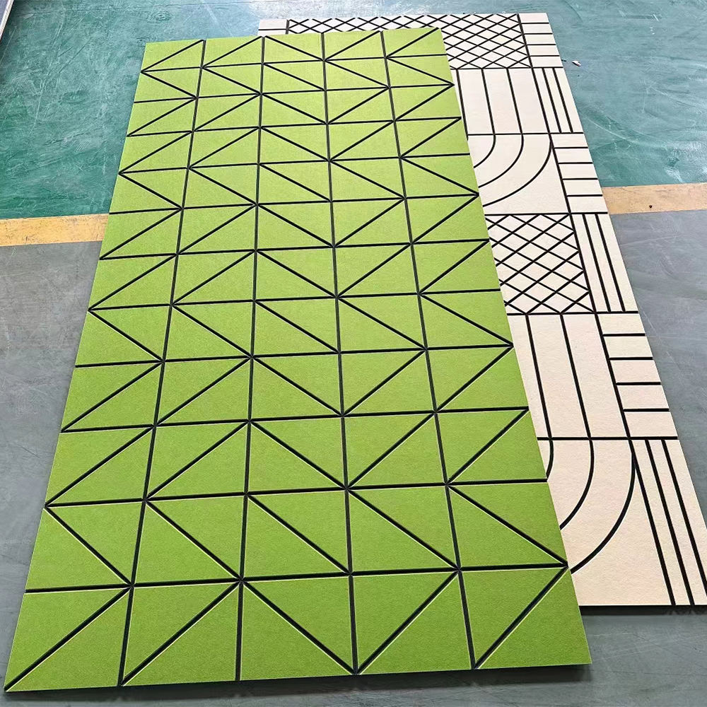 Polyester Sound Absorbing Double Layer Acoustic Panel