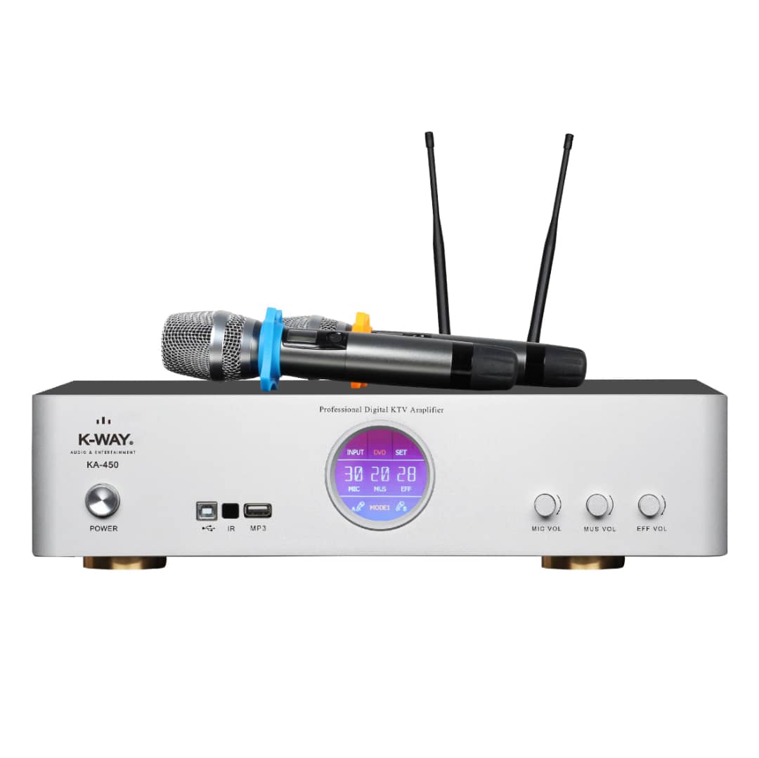 KWAY KA-450 KARAOKE AMPLIFIER WITH WIRELESS MIC