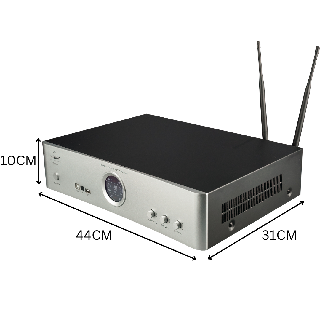 KWAY KA-850 KARAOKE AMPLIFIER WITH WIRELESS MIC