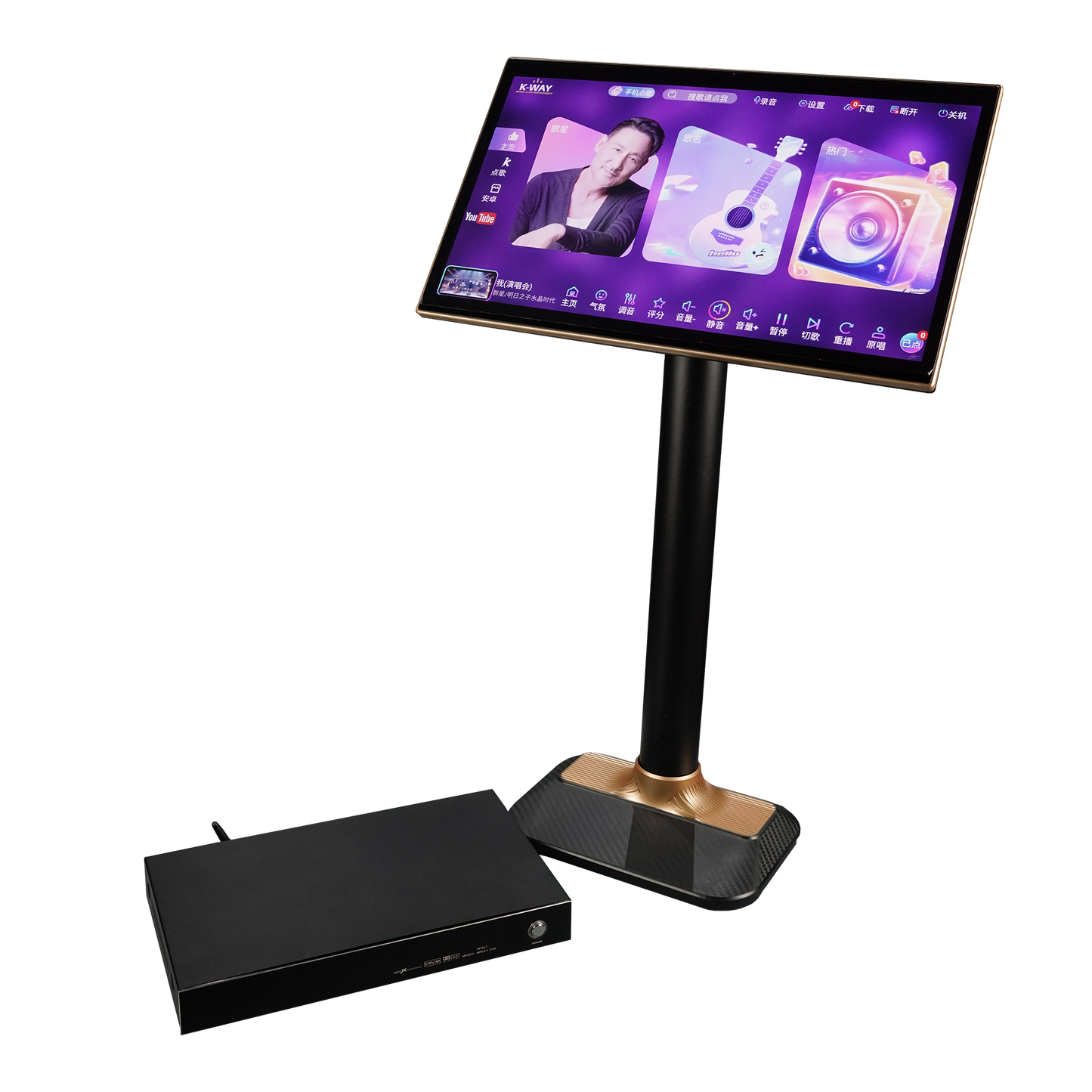 KWAY KOD Player SA-888 player (4 TB) 80K SONGS+ KWAY 22' Touch Screen