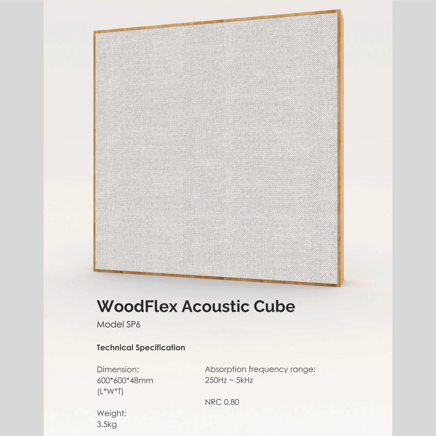 WoodFlex Sound Acoustics Absorption Panel
