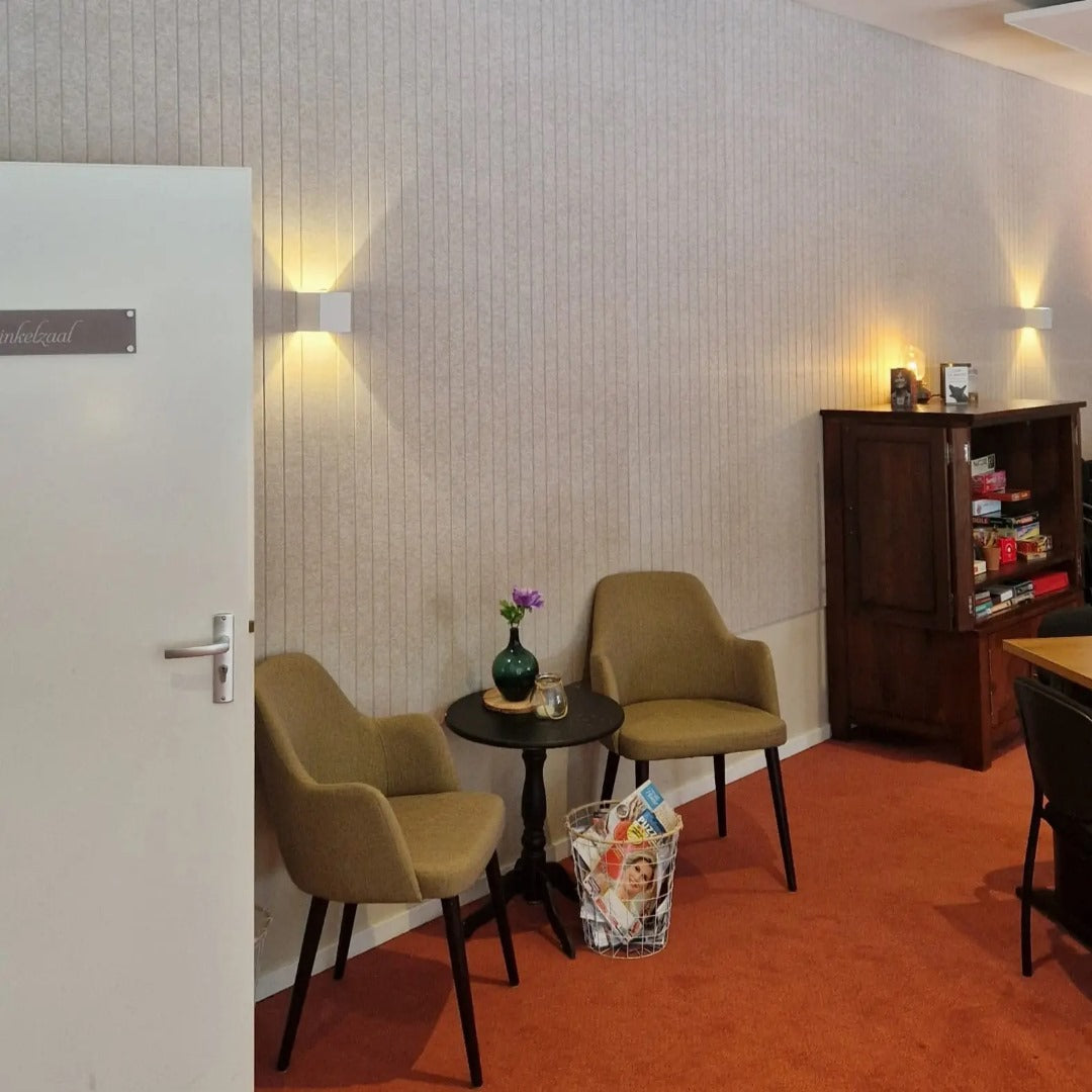 Polyester Pet Felt Grooved Acoustic Wall Panel Sound Absorbing Panel