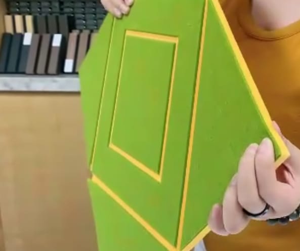 Polyester Sound Absorbing Double Layer Acoustic Panel