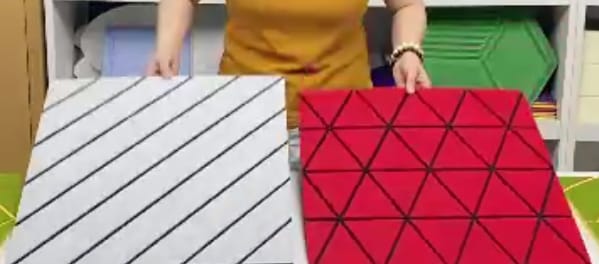 Polyester Sound Absorbing Double Layer Acoustic Panel