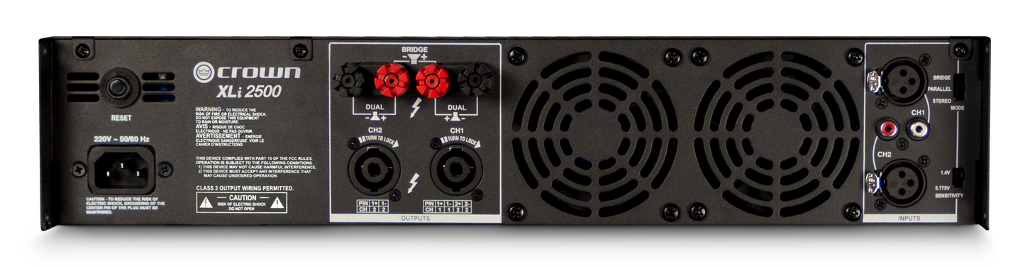 CROWN XLi2500 Power Amplifier